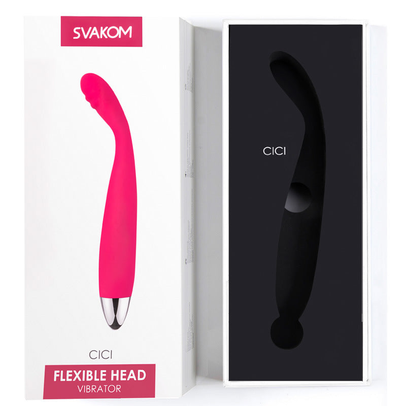 Mini vibrador femenino con punto G, palo de masaje